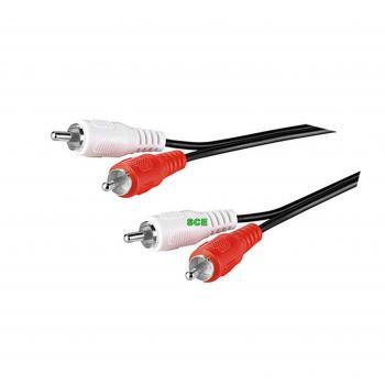 Cinchkabel 2x Stecker  2x Stecker 2,50 m